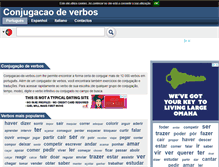 Tablet Screenshot of conjugacao-de-verbos.com